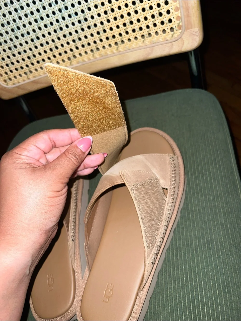 UGG Sungaze Platform Slide Sandal Size 12